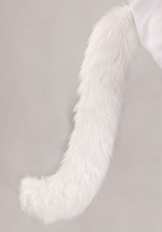 Kid's Big Tailed White Cat Costume Alt 4