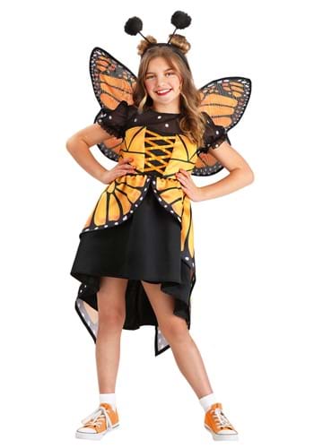 Trendy Butterfly Girls Costume Dress