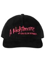 Embroidered Nightmare On Elm Street Logo Corduroy Hat Alt 2