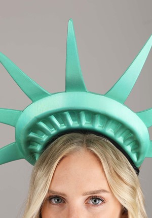 Couronne Statue De La Liberté Ajustable – Accessoire Déguisement Pour Halloween, Fête Patriotique, Cosplay