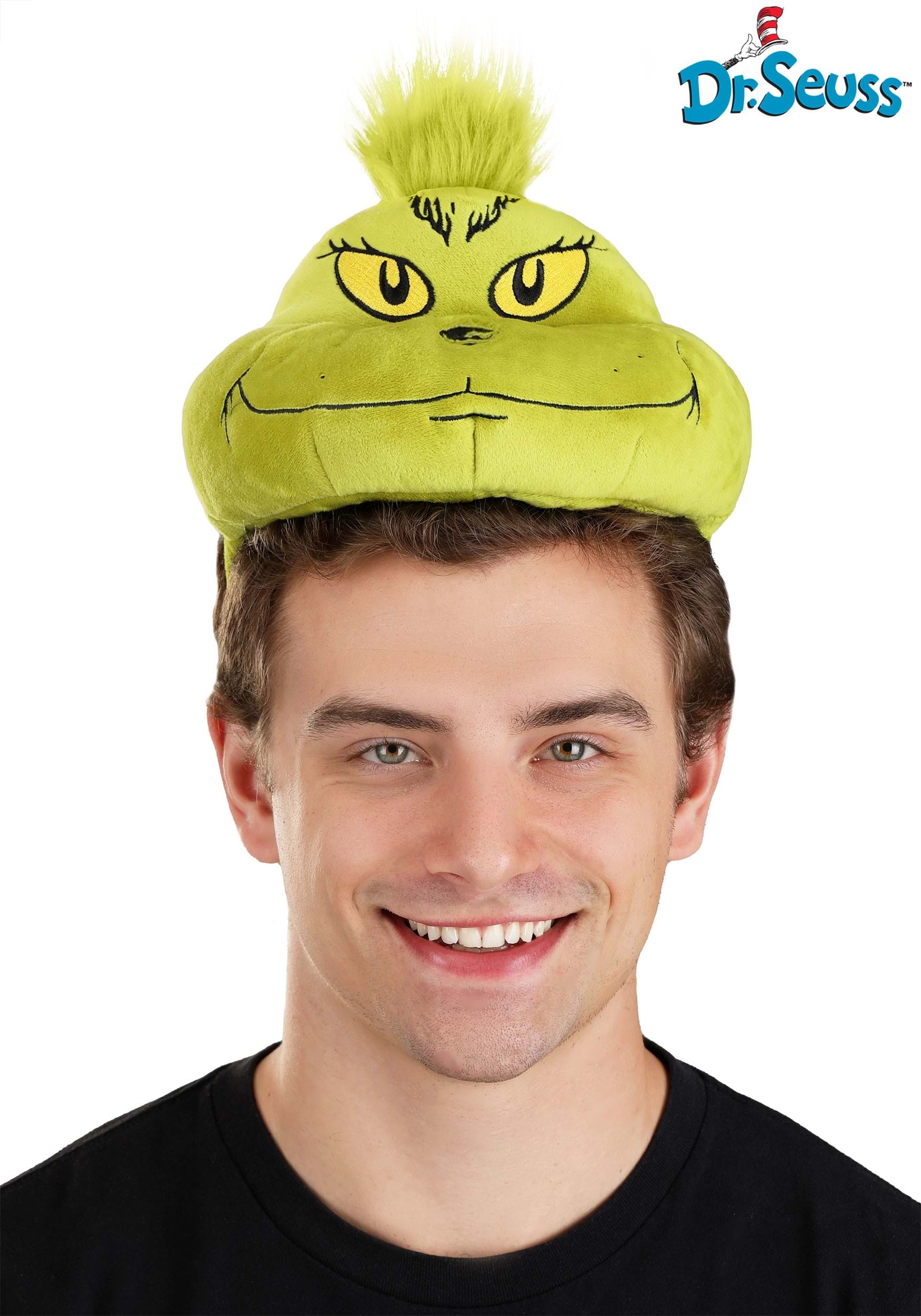 Green Grinch Face Costume Headband | Grinch Accessories