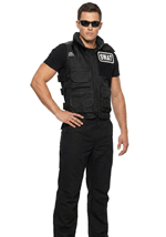 Deluxe SWAT Team Adult Costume Vest upd