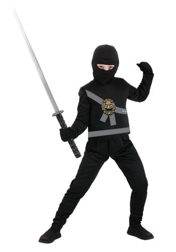 Kids Exclusive Black Ninja Master Costume