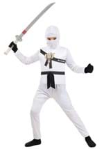 White Ninja Master Kids Costume