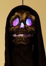 Hanging skull with color change LED Alt 1