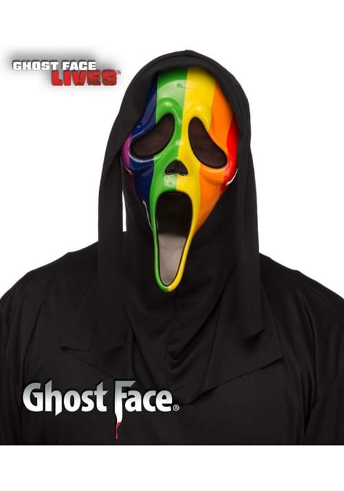 Adult Ghost Face Pride Mask