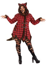 Plus Size Women's Werewolf Coat Costume Alt 6