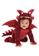 Infant Red Dragon Costume Alt 1