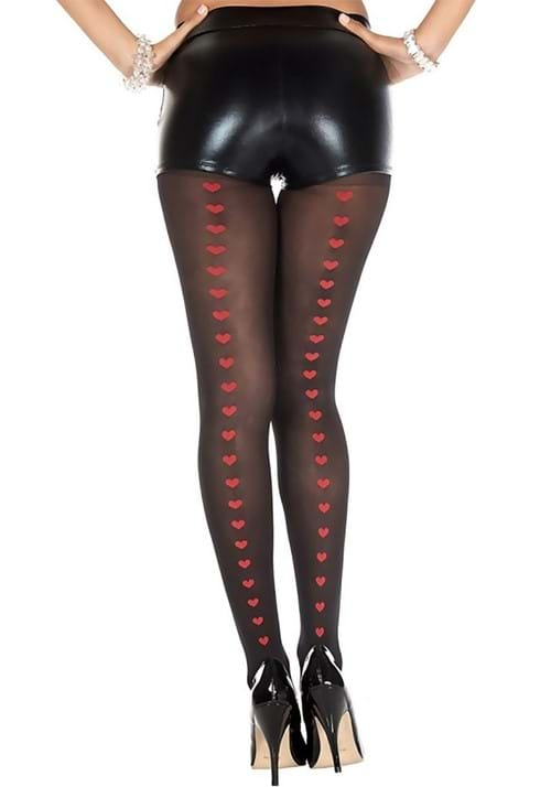 Heart Backseam tights