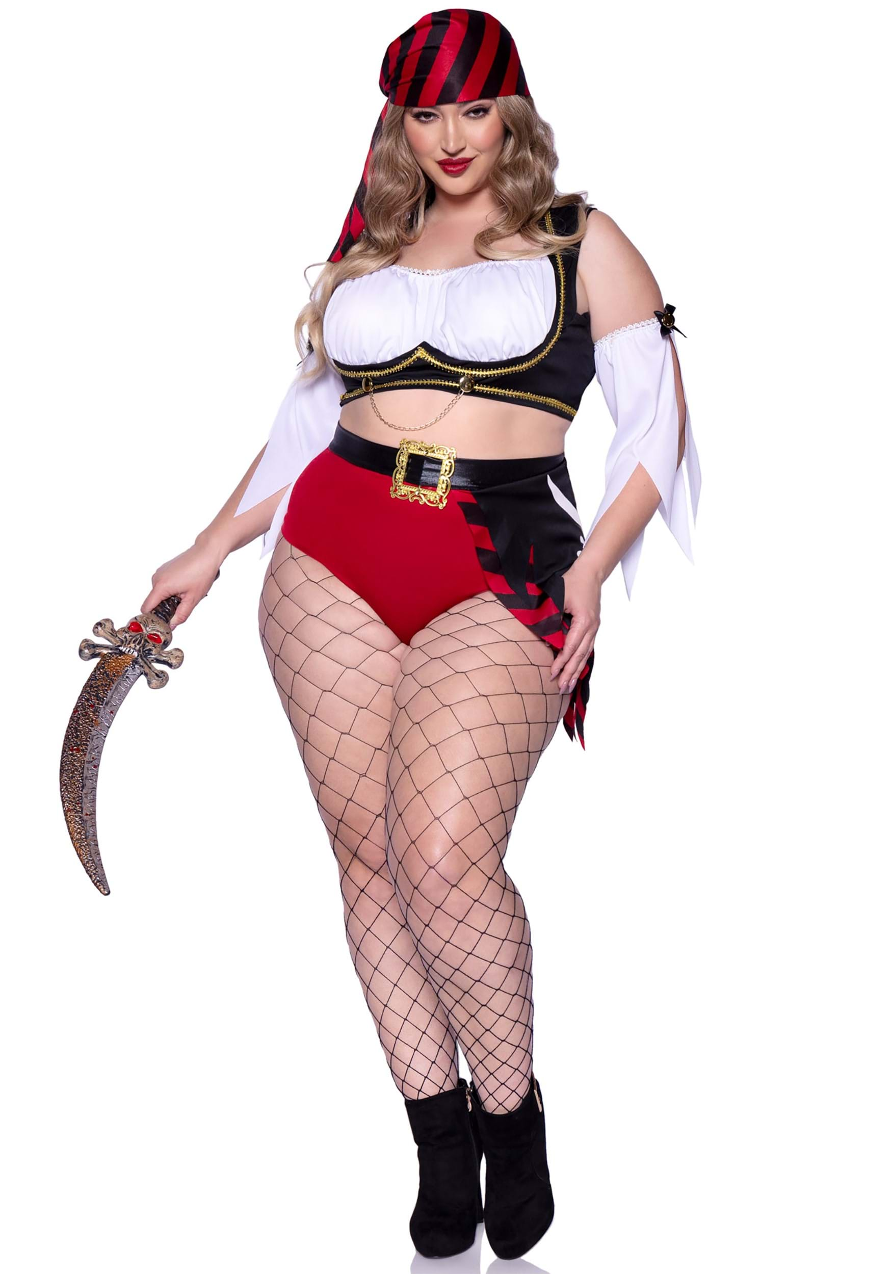 Plus Size Sexy Wicked Pirate Wench Costume