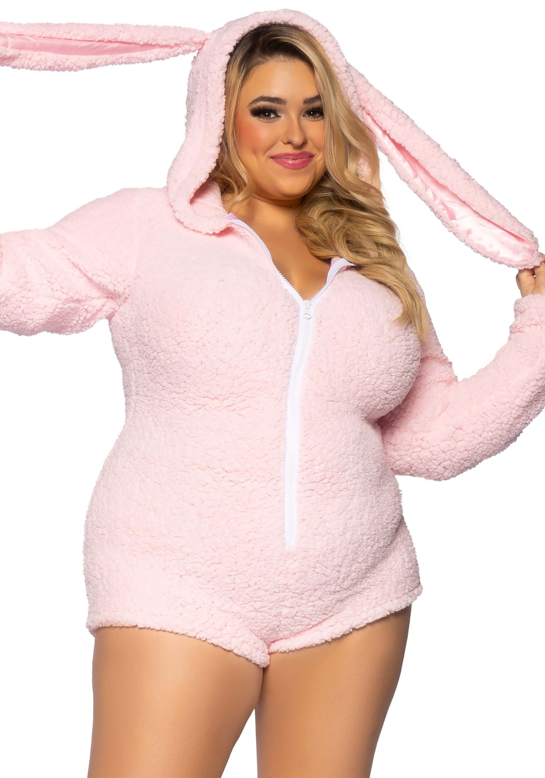 Women's Sexy Plus Size Cuddle Bunny Costume