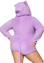 Womens Sexy Plus Size Purple Cuddle Cat Costume Alt 1