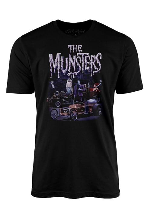 Adult The Munsters Family Car Adult Graphic T Shirt