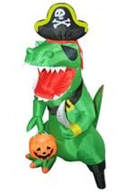 7' Inflatable Pirate Dinosaur Decoration Alt 2