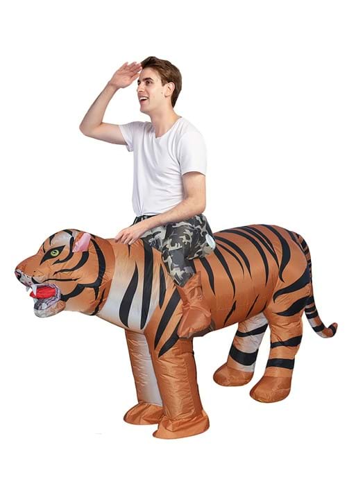 Adult Inflatable Ride a Tiger Costume