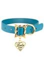 Lady and the Tramp Lady 194 Heart Charm Leather Dog Collar
