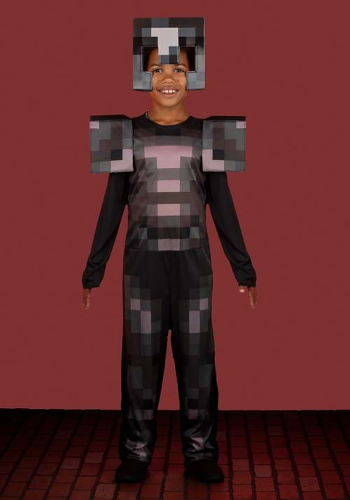 Minecraft Kid's Netherite Armor Jumpsuit Classic Costume