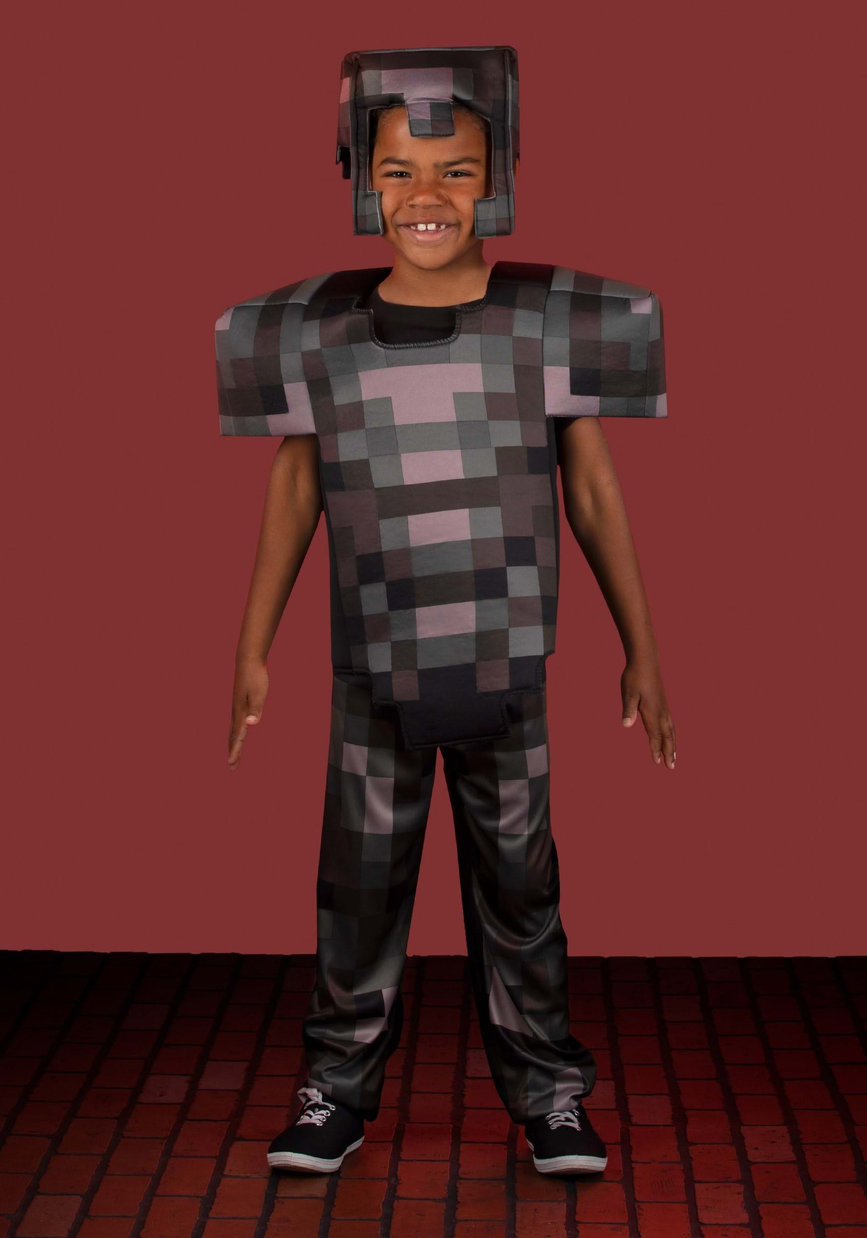 Kids Minecraft Armour Costume