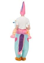 Adult Inflatable Riding A Blue Unicorn Costume Alt 1