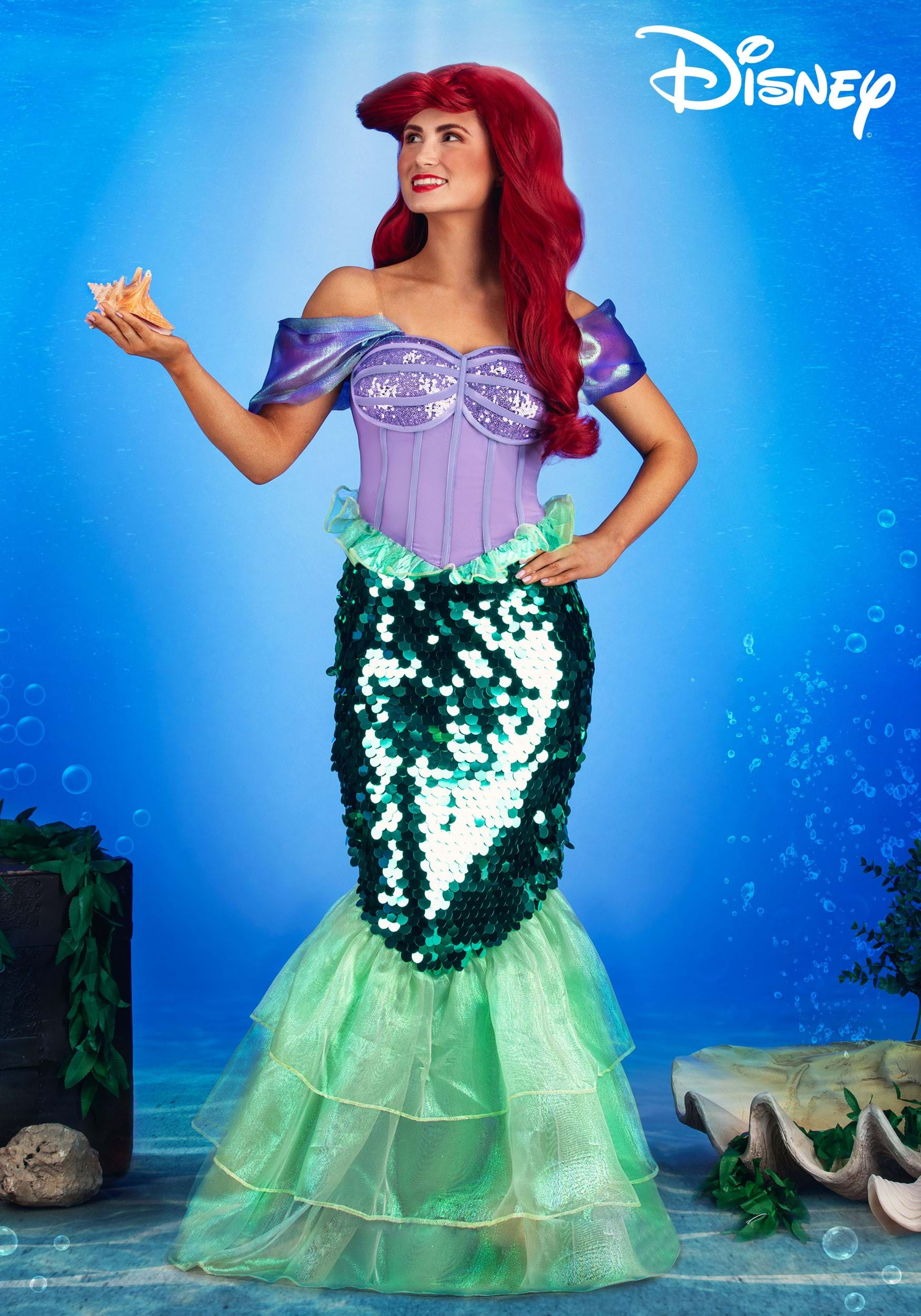 Women s Disney Little Mermaid Premium Ariel Mermaid Costume