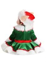 Christmas Elf Girls Infant Costume Alt 1