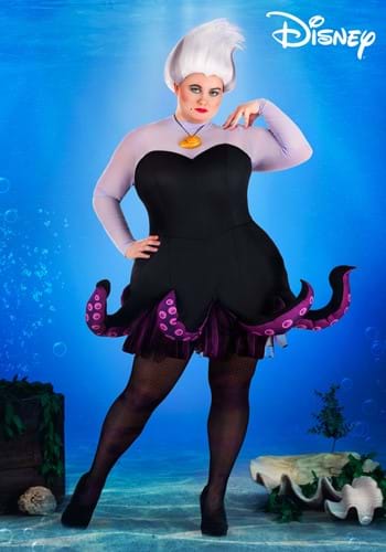 Womens Plus Deluxe Disney Little Mermaid Ursula Costume