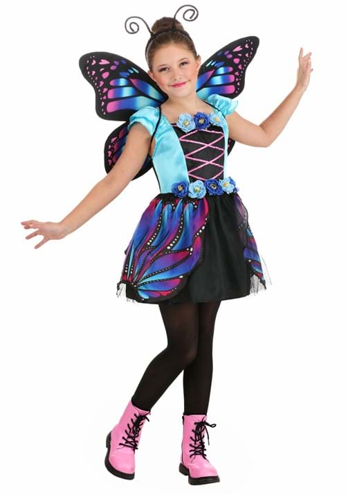 Kid's Vibrant Butterfly Costume