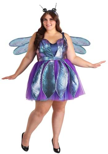 Plus Size Womens Exclusive Wild Wings Dragonfly Costume