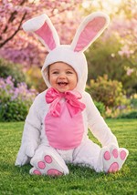 Infant White Bunny Baby Costume Alt 1