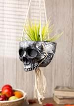 Hanging Skull Silver Color Planter