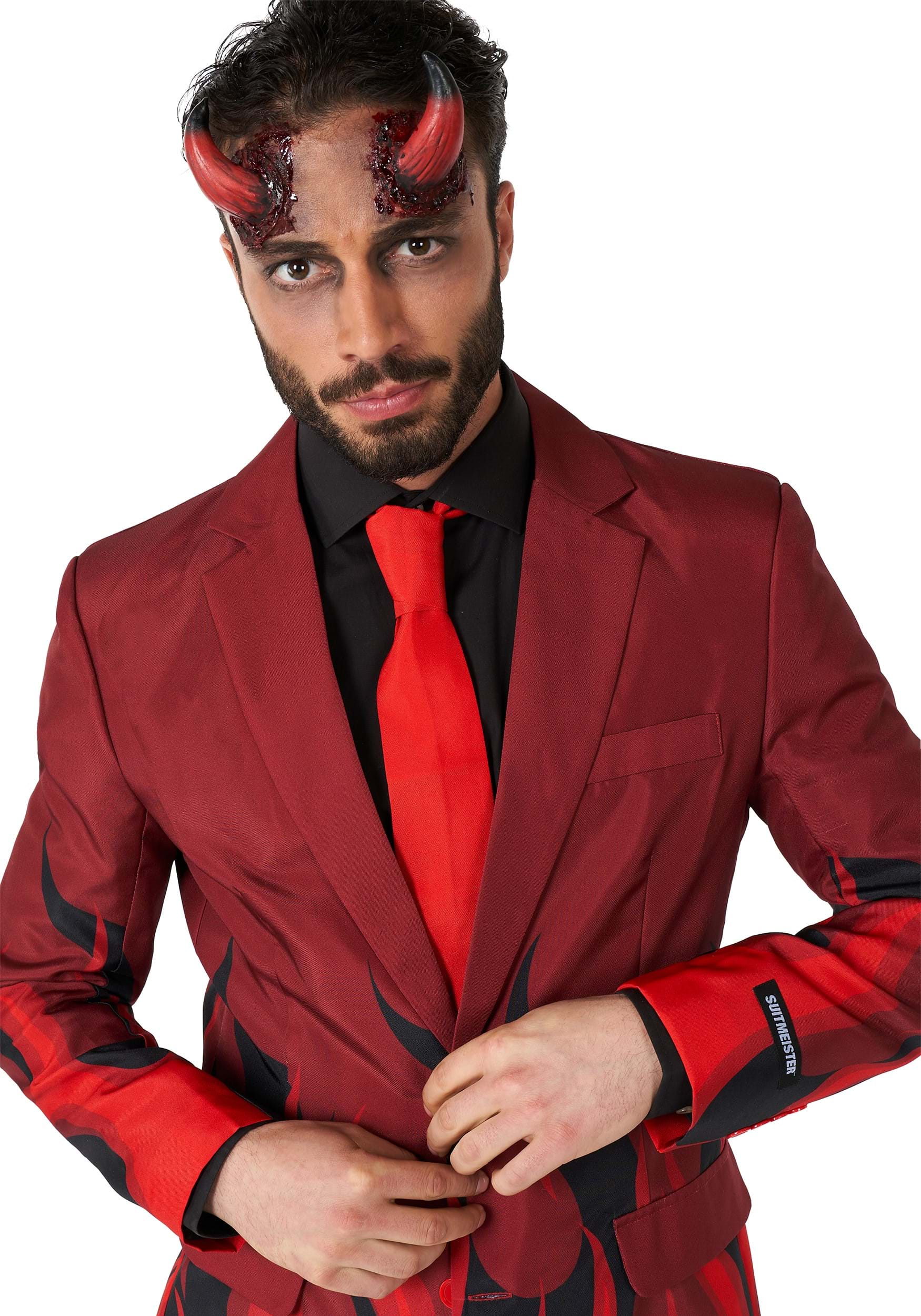 Suitmeister Solid Red Suit for Men