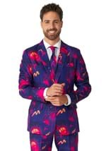 Mens Suitmeister Retro Neon Navy Suit Alt 2