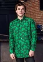 Mens Suitmeister Button Up St. Pats Green Shirt