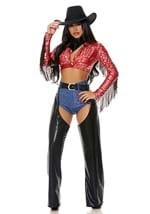 Women's Saddle Up Costume Alt 4