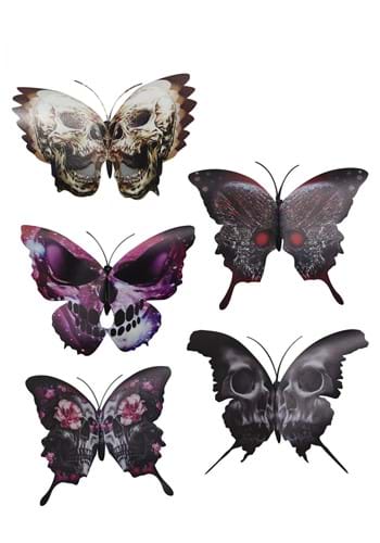 Gothic 4 Inch Butterfly 5 Pack Clip Set