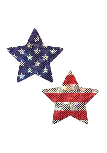 Glitter Pastease America Flag Pasties