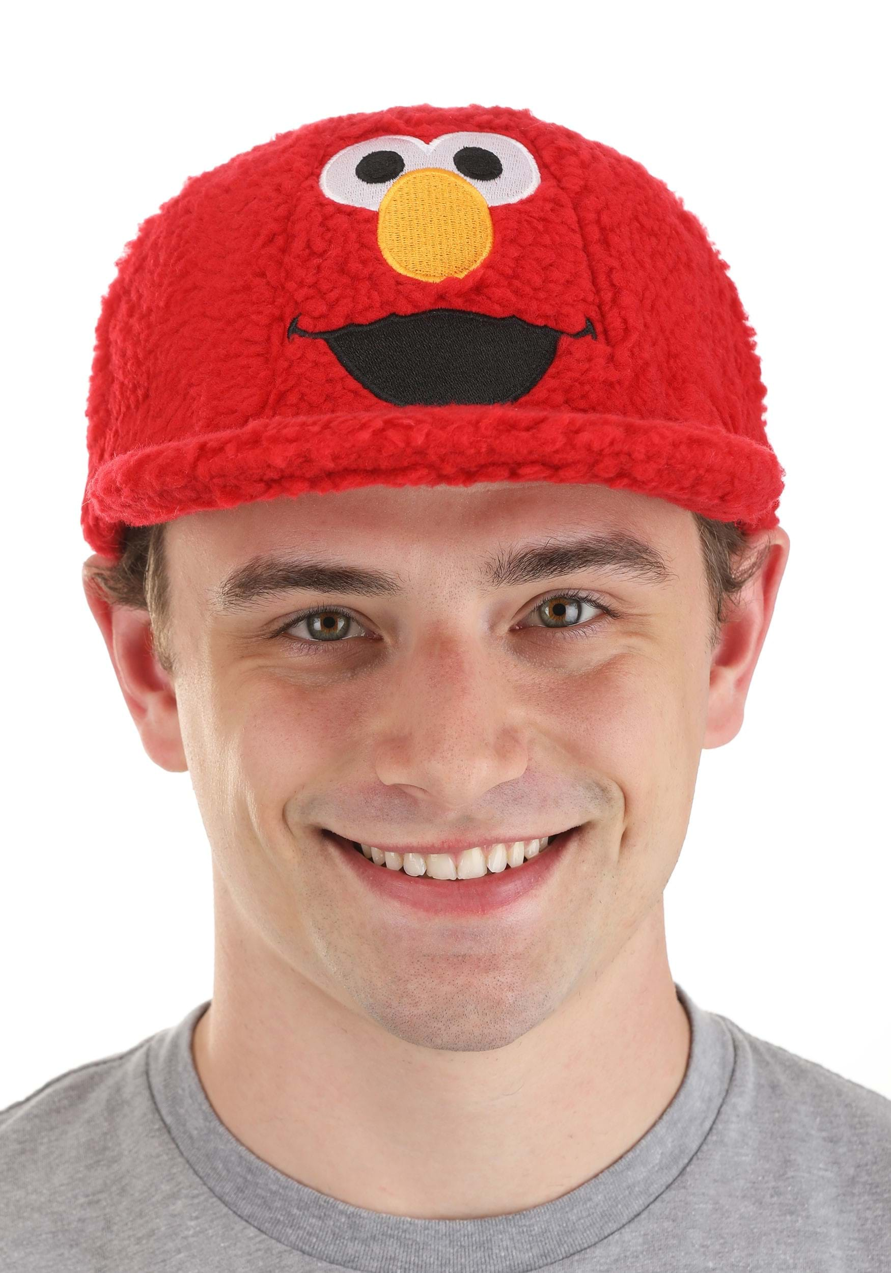 Elmo Sesame Street Fuzzy Cap