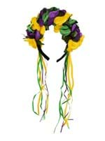 Mardi Gras Floral Crown Alt 1