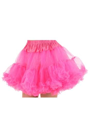 Womens Hot Pink Petticoat