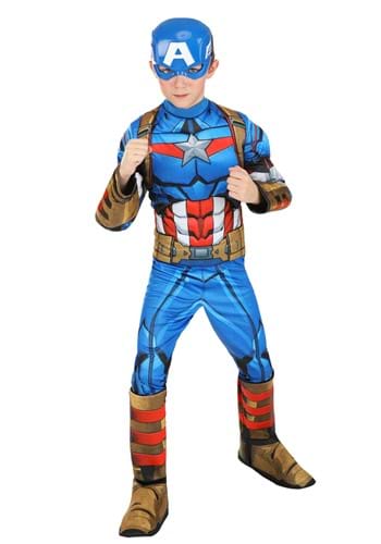 Captain America Steve Rogers Boys Costume