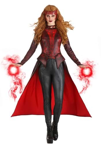 Womens Scarlet Witch Hero Costume--2