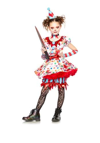 Girl's Scary Clown Costume