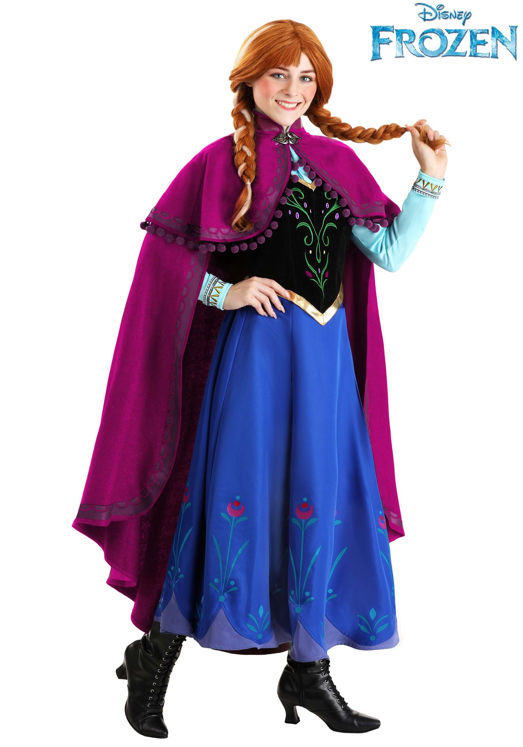 Adult anna costume best sale