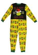 GRINCH ALWAYS NAUGHTY UGLY SWEATER UNION SUIT Alt 2