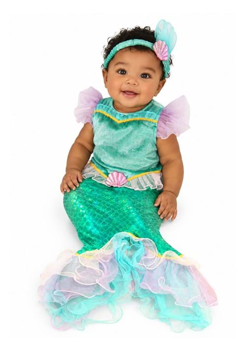 Infant Mermaid Costume Bunting New Main