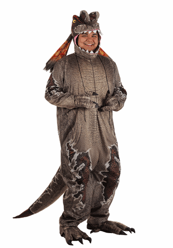 Plus Size Deluxe Dilophosaurus Adult Costume