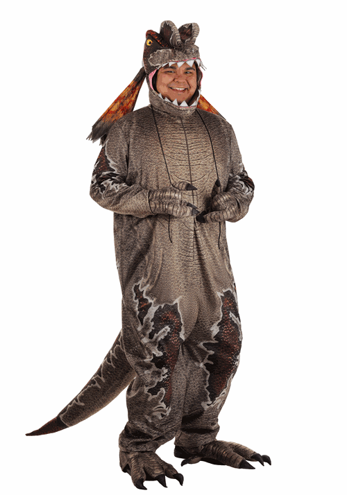 Plus Size Deluxe Dilophosaurus Adult Costume