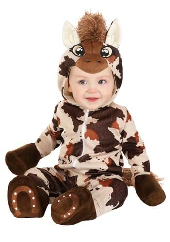 Deluxe Infant Brown Spotted Horse Costume