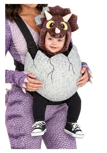 Hatchling Tiny Triceratops Baby Carrier Costume 1