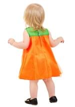 Girls Infant Shimmering Pumpkin Costume Alt 1
